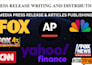 do business press release music startup press release PR distribution  saas PR
